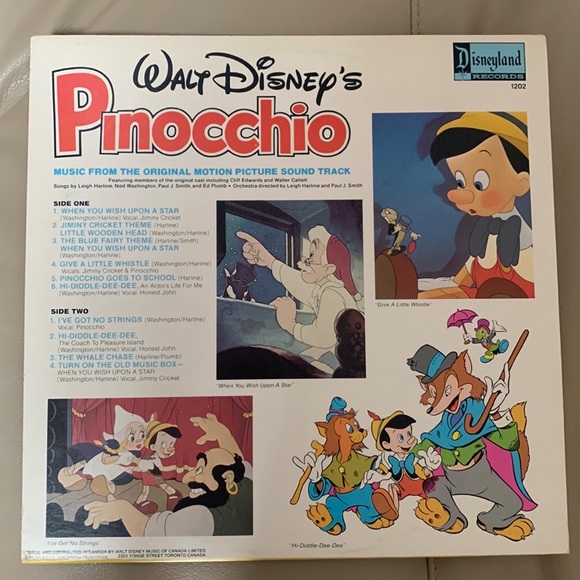 3 Rare Children’s Vinyl Records Howdy Doody, Pinocchio and Care Bears - Picture 5 of 7